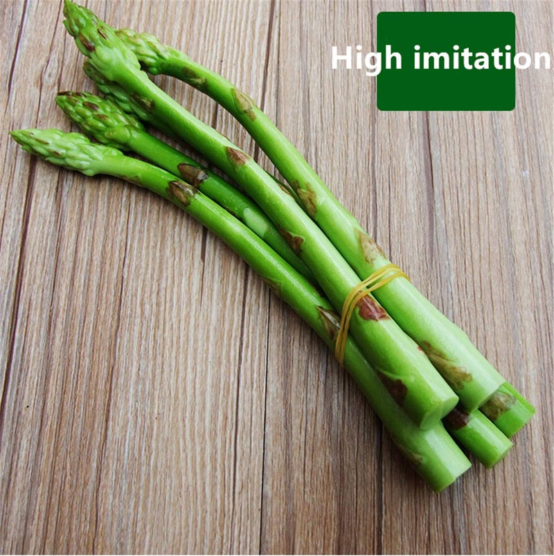 Zzooi 5PCS Artificial High Simulation Asparagus Asgus Display Props Cabinet Showcase Decoration - Image 3